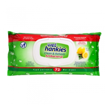 Wet Hankies 'Lemon' (72 pcs.)